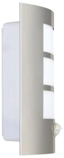 EGLO 88142 - Szenzoros kültéri fali lámpa CITY 1xE27/15W/230V IP44