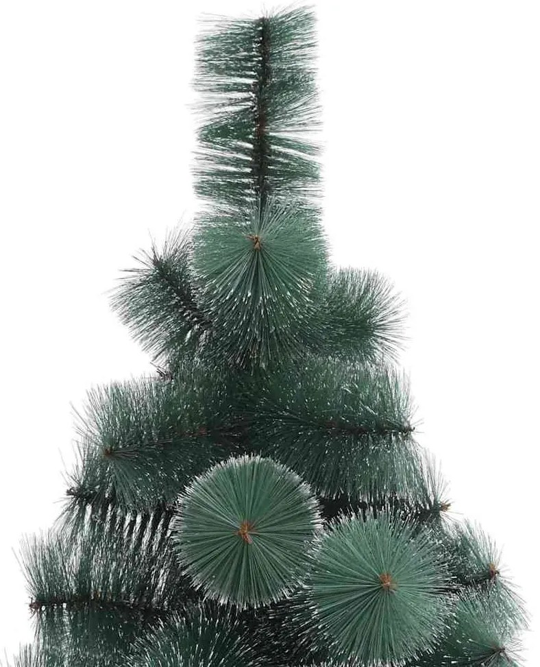 Műfenyő, elővilágítva, díszlabda szettel Zöld 150 cm PET