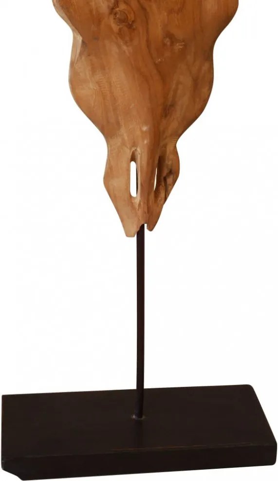 Bikakoponya szobor teak 66x15x88 cm