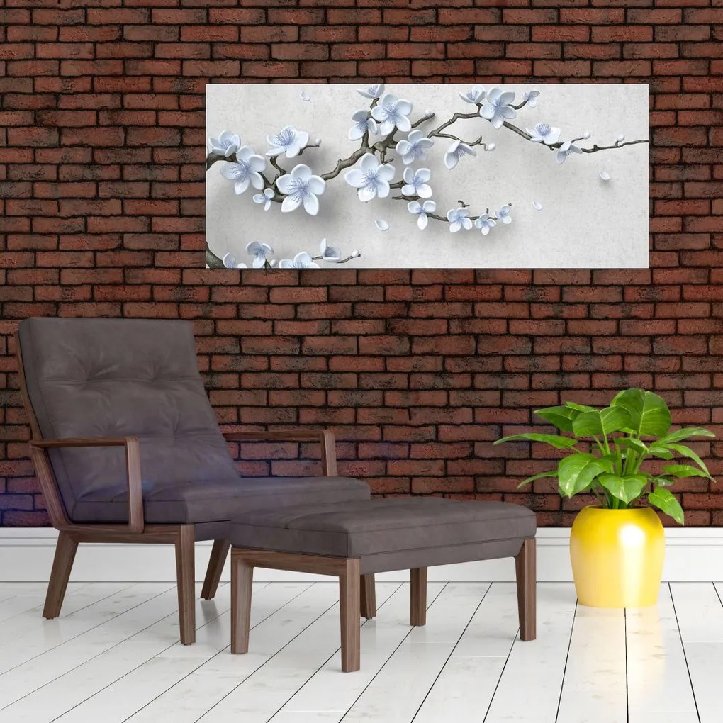 A virágok képe (120x50 cm)