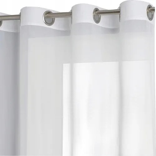 Prémium fátyol készfüggöny Fátyol Függöny 300x160 magas fehér