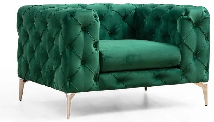 Zöld fotel Como – Artie