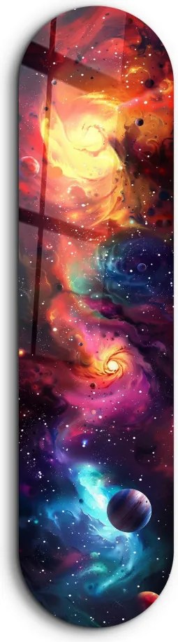 Colorful üvegkép, 20×80 cm