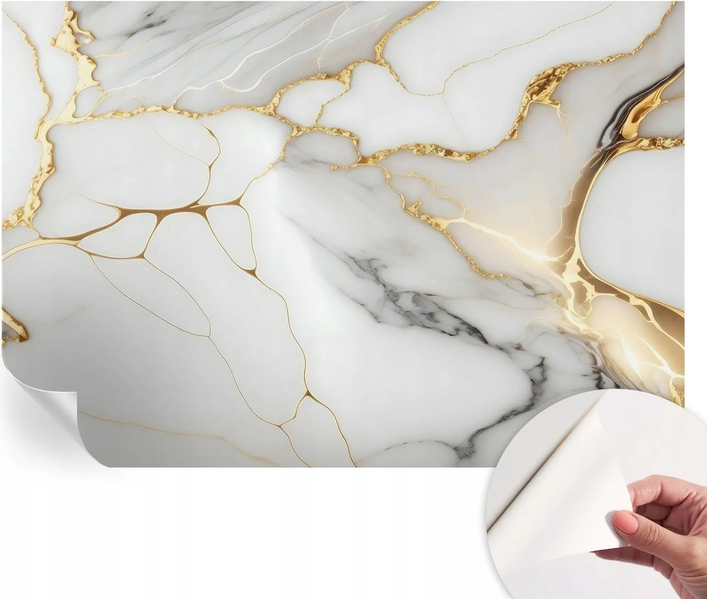 Dekoratív öntapadós fotótapéta irodába Márvány elegancia 152x104