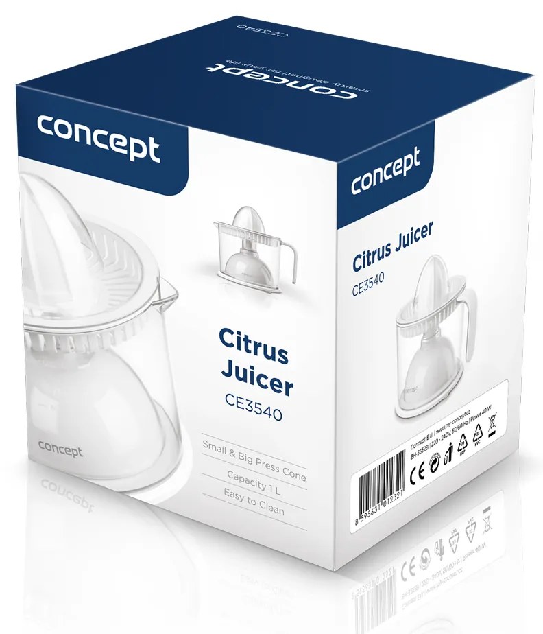 Concept CE3540 citrusprés, fehér