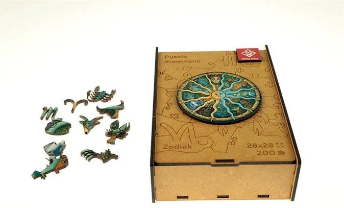 Puzzle, fa, A3, 200 darabos, PANTA PLAST Zodiac (INP422000303)