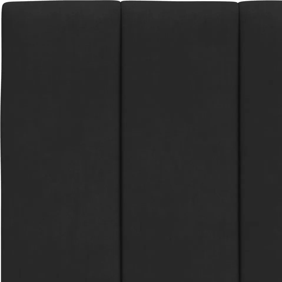 fekete bársony fejtámla párna Hanko 80 cm