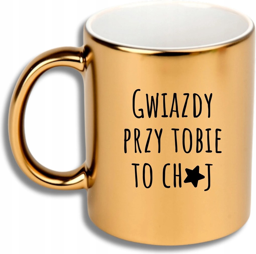 Arany Bögre Ajándék Különböző Alkalmakra Csillag Ajándék Melletted