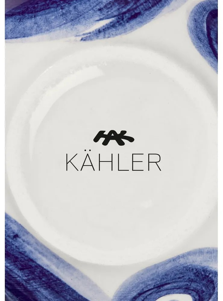 Kék kézzel festett agyagkerámia váza Tulle – Kähler Design