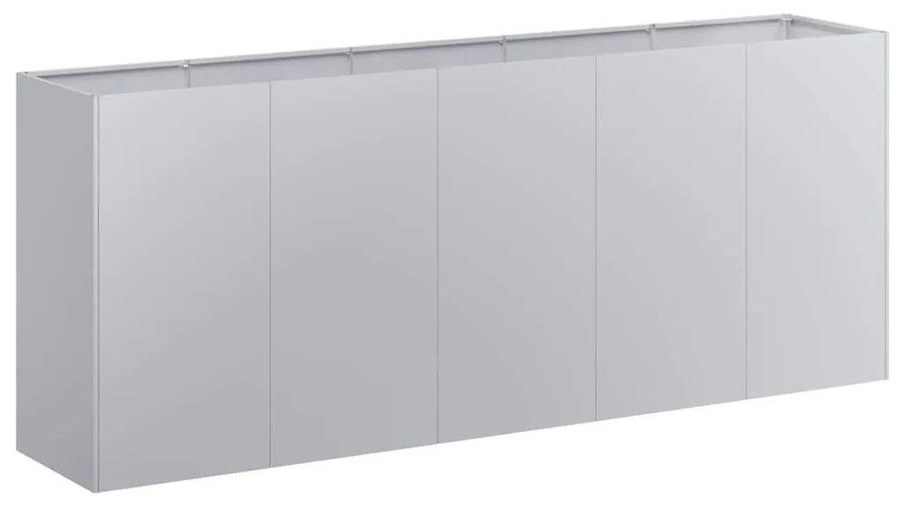 vidaXL ültetvény 200x40x80 cm Horganyzott acél