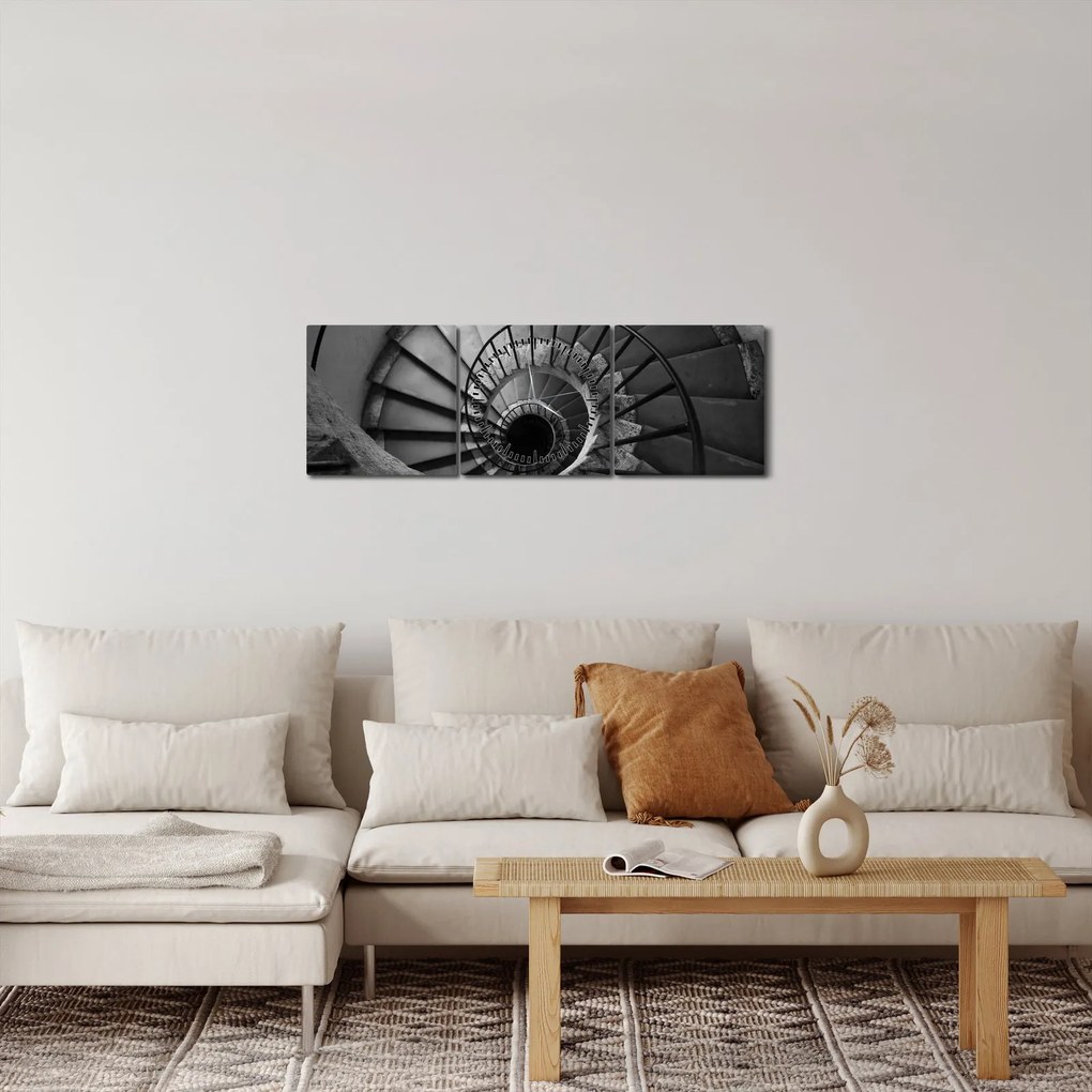 Kép - Lépcsőház (órával) (90x30 cm)