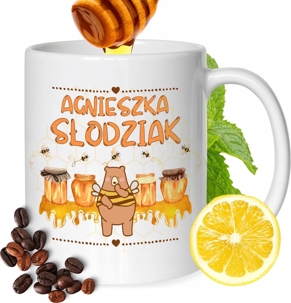 Bögre Ágnes Barátnőnek Ajándék Nyomtatott Fehér 330ml