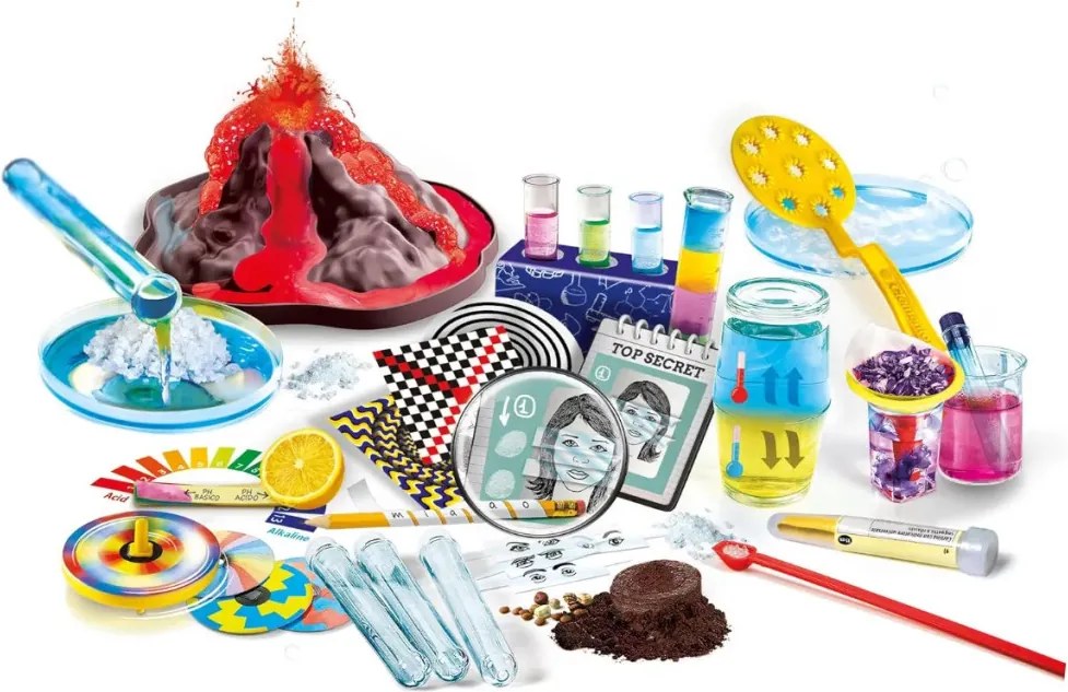110 legjobb tudományos kísérlet készlet Science & Play Clementoni