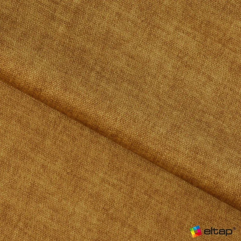 Sárga bársony kinyitható-tárolóhelyes sarokkanapé (bal oldali-heverő résszel) Gomsi – ELTAP