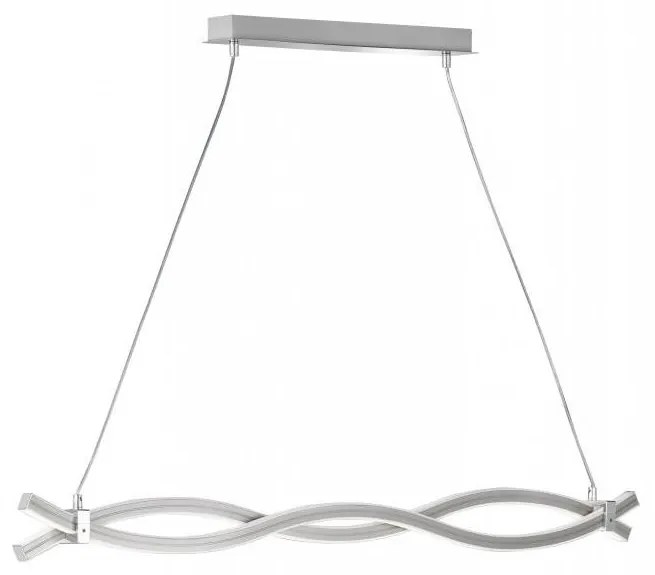 Reality - LED Csillár zsinóron WAVE LED/16W/230V + LED/9W