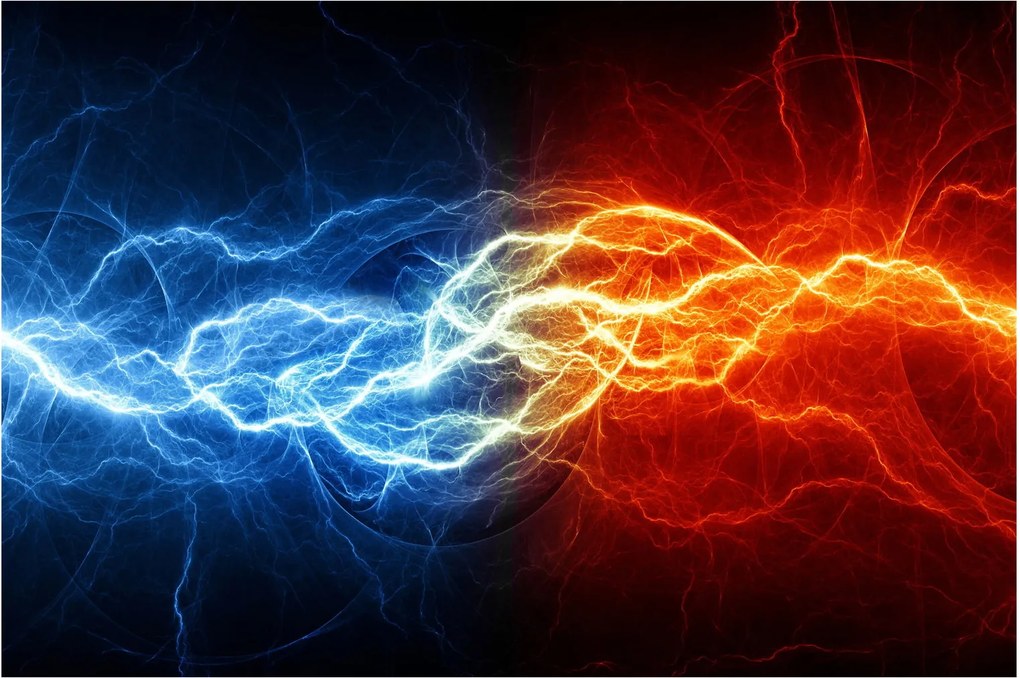 Az elektromos feszültség képe (90x60 cm)