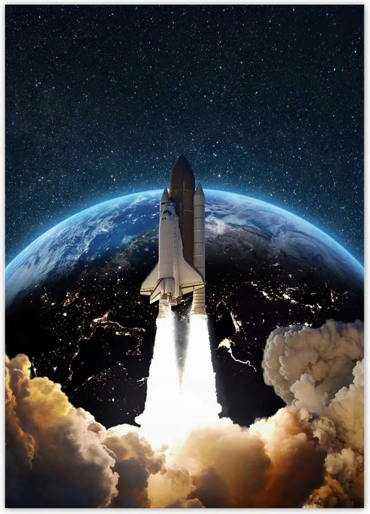 Poszterek 50x70 Rakéta indítás az űrbe