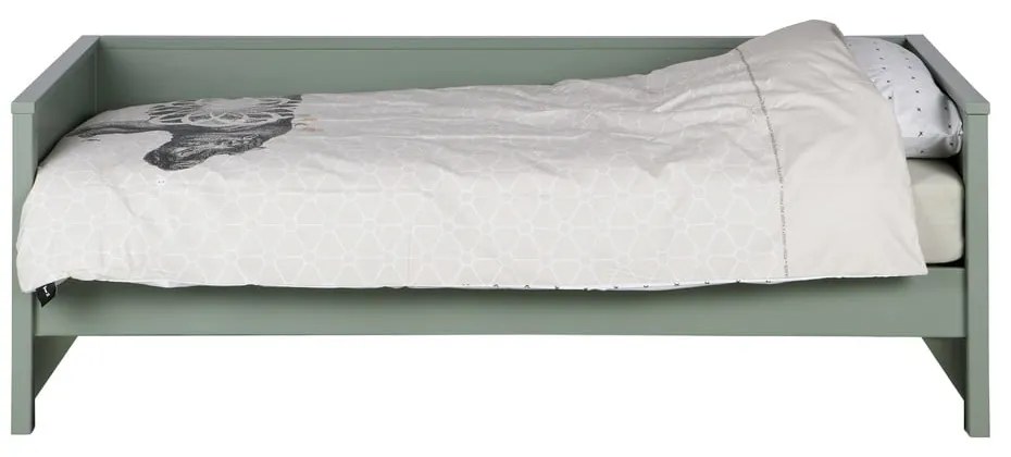 Zöld egyszemélyes ágy 90x200 cm Nikki – WOOOD