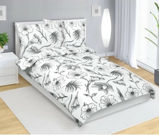 Bellatex Krepp ágynemű Ibišek, 140 x 220 cm, 70 x90 cm, 140 x 220 cm, 70 x 90 cm