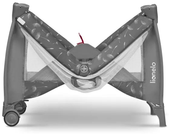 Lionelo - SVEN PLUS szürke utazóágy