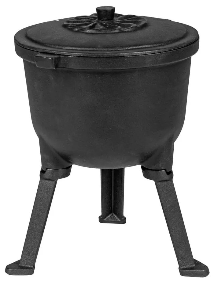 Öntöttvas edény lábakkal 5 literes zománcozott