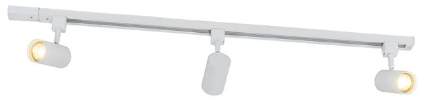 Okos sínrendszer fehér 1 fázisú 3 lámpás, Wi-Fi GU10-zel - Iconic Jeana