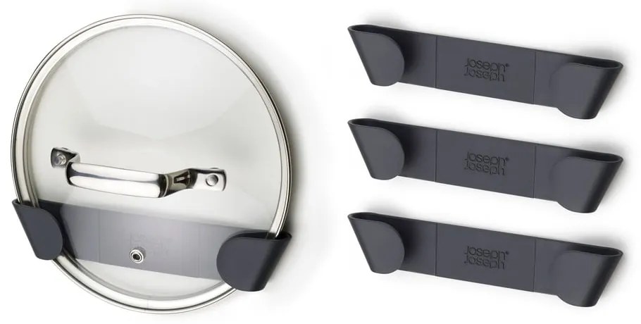 Öntapadós műanyag fedőtartó készlet 4 db-os CupboardStore – Joseph Joseph