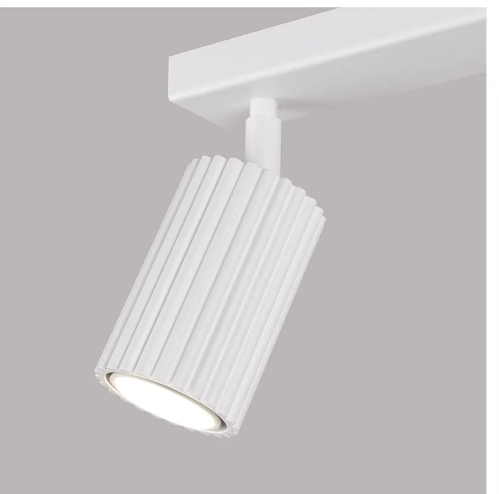 Fehér spotlámpa 6,5x30 cm Gleam – Sollux
