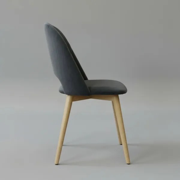 THEO étkezőszék sötétszürke színben