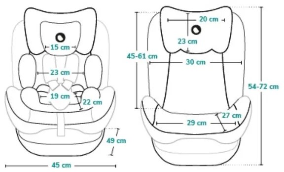 Lionelo - AART i-Size autósülés 40-150 cm fekete/szürke