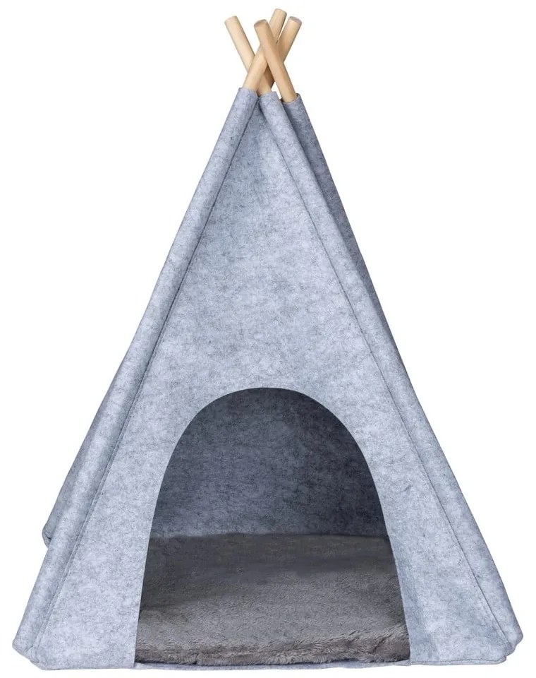 Világosszürke teepee sátor kisállatoknak - Wenko