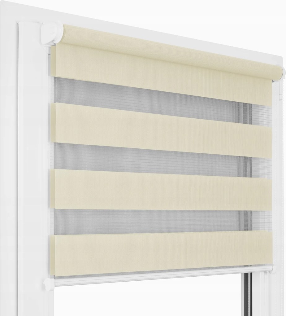 Redőny Éjjel-nappal Feszítővel Non-invazív 38x150 CM Barackszínű