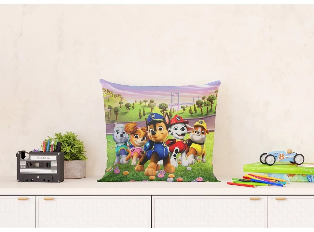Gyerek párna Paw Patrol, 40 x 40 cm