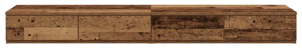 Ágyfiókok fiókkal Régi fa 135 x 36.5 x 16.5 cm Faanyag