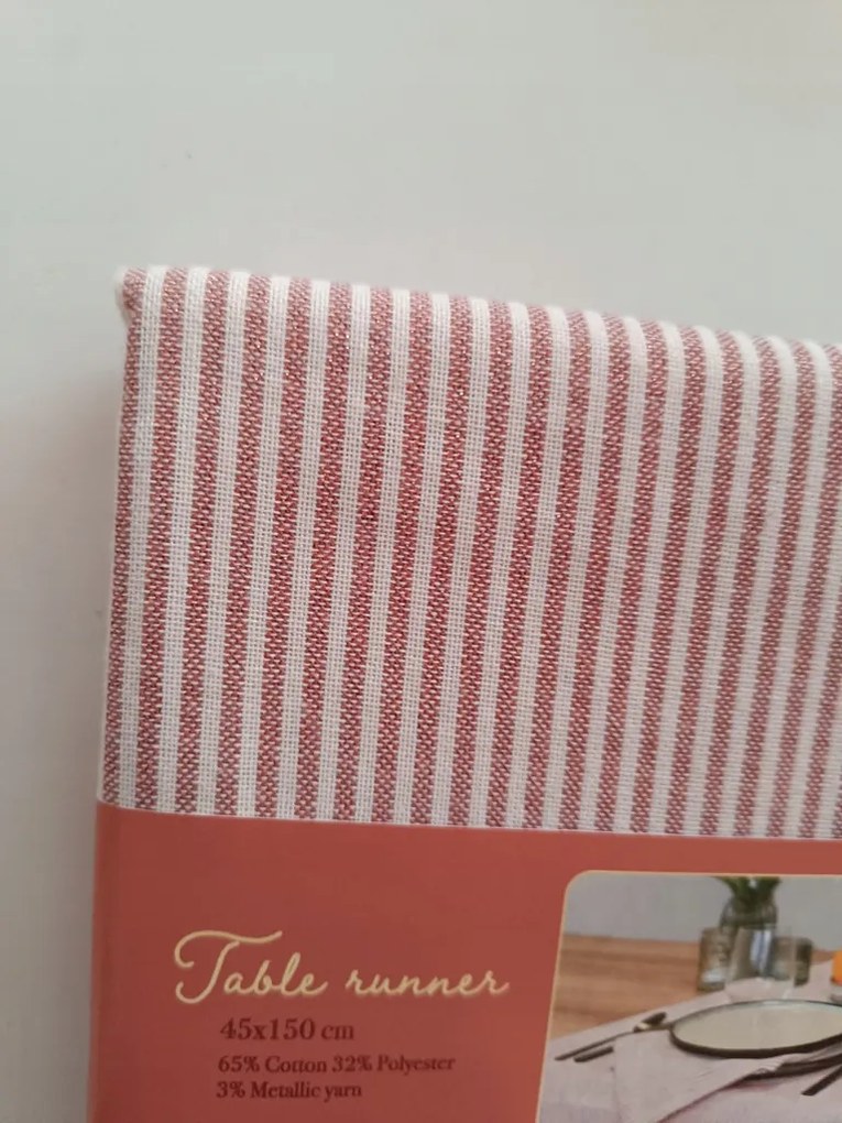 Dekoratív asztali futó SHIMORA 45x150 cm - több színben Termék színe: Piros