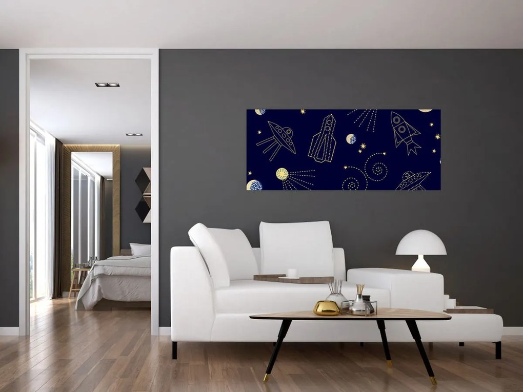 Kép - Univerzum (120x50 cm)