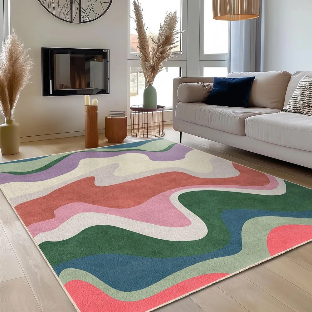 Mosható szőnyeg 120x180 cm Squiggly Breeze – Mila Home