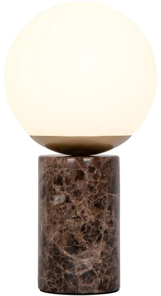 Nordlux - Asztali lámpa LILLY 1xE14/25W/230V márvány/barna