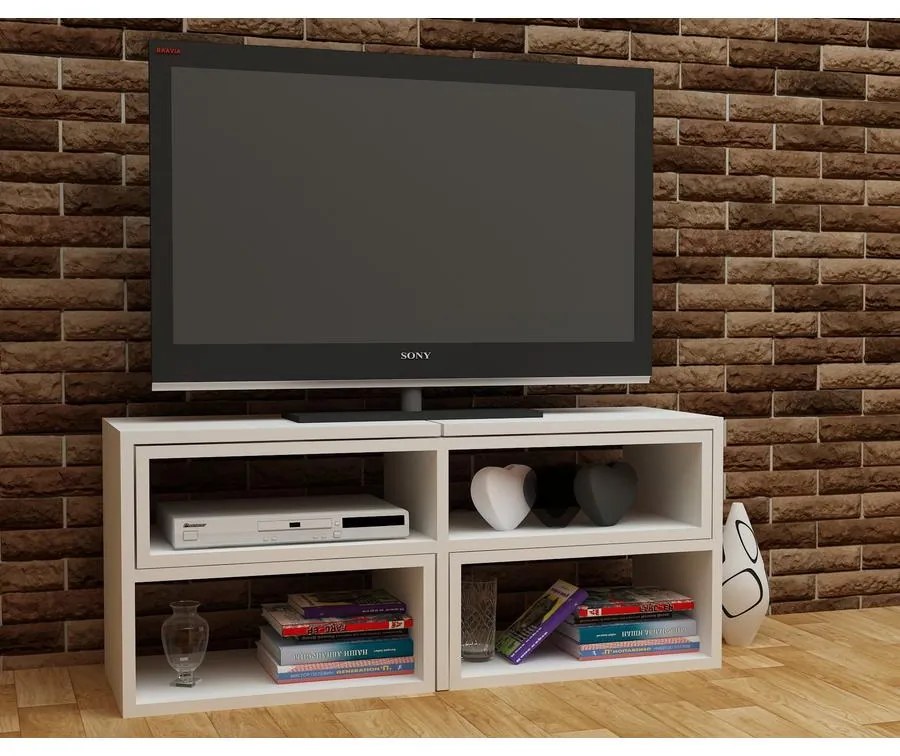 TV szekrény Care - White