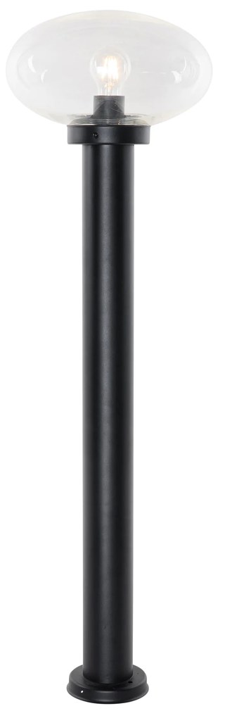 Modern kültéri oszloplámpa fekete 100 cm - Elly
