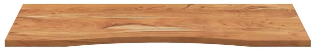tömör akácfa téglalap alakú asztallap 110 x 50 x 2,5 cm