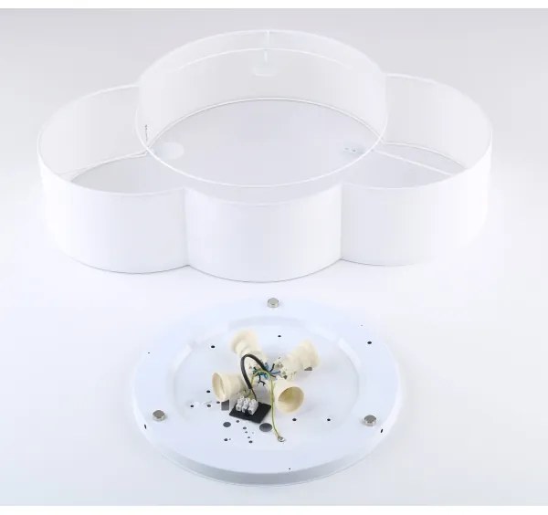 Brilagi - Gyerekszobai mennyezeti lámpa NIMBUS 4xE27/15W/230V 46x63 cm fehér