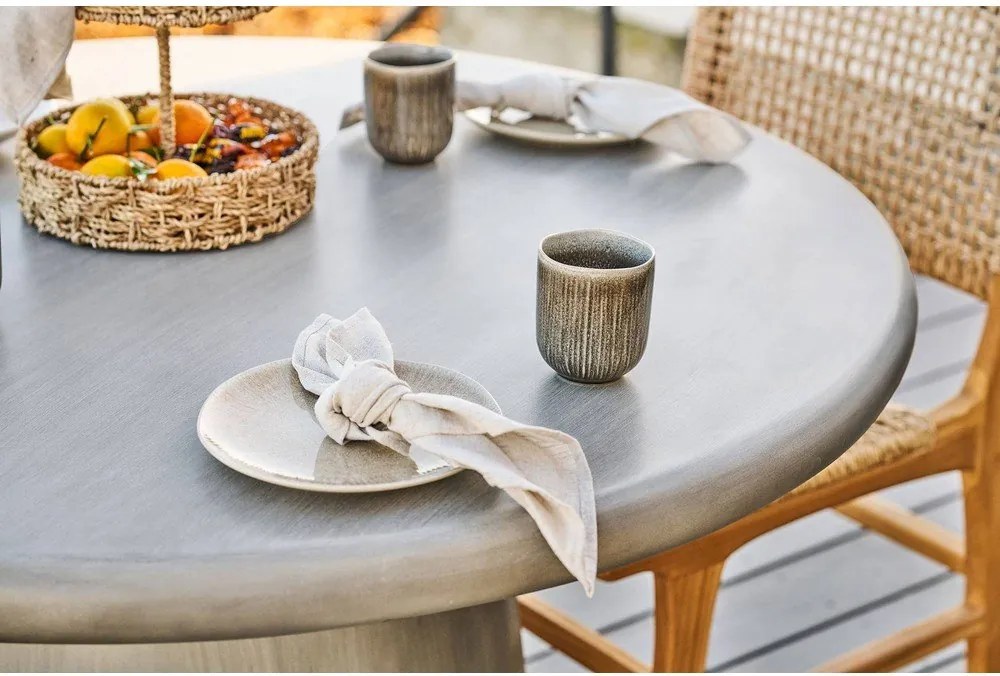 Szürkésbézs kőedény csésze szett 4 db-os 360 ml Viola – House Nordic