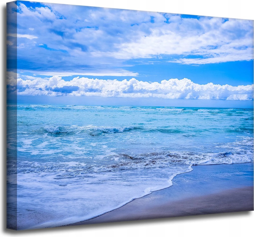 Vászonkép Természet Azúrkék tenger 50x40 cm