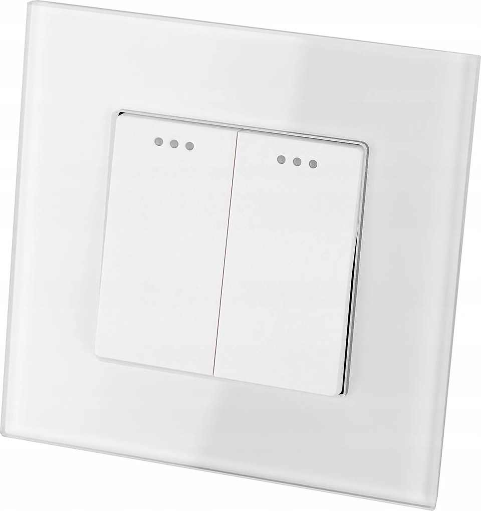 Kapcsoló Dupla klasszikus fehér szett Miuun kerettel