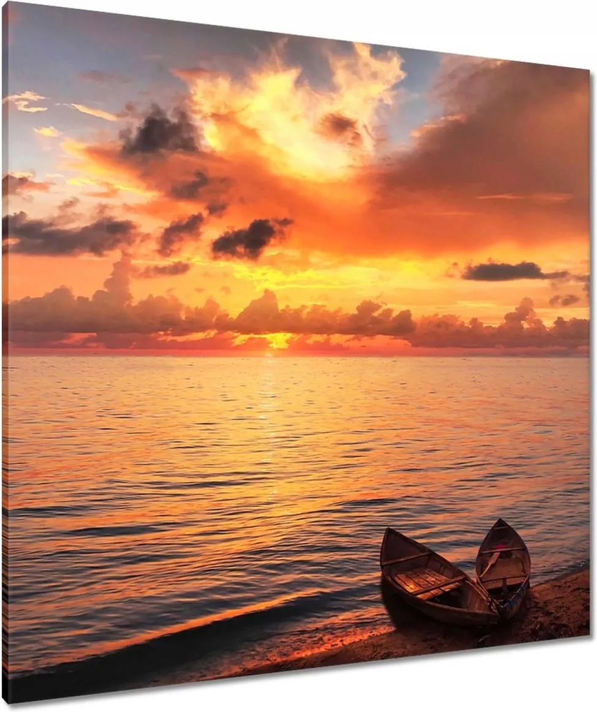 Vászonkép 90x90 Hajók nyugaton Nyugat elefánt