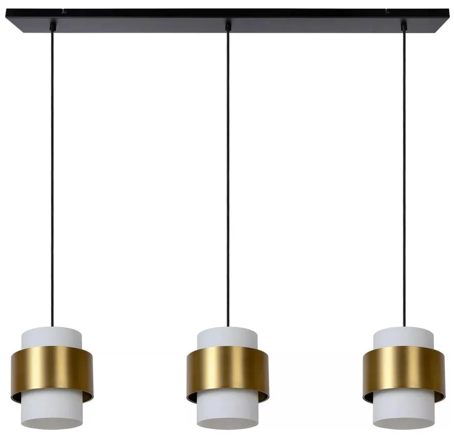 Lucide 45497/03/02 - Csillár zsinóron FIRMIN 3xE27/40W/230V arany