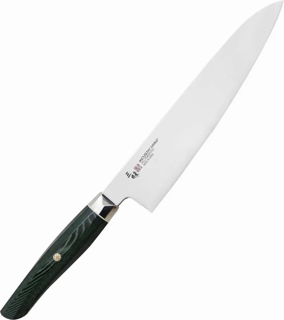 Mcusta Zanmai Green Revolution SPG2 Gyuto kés 21cm