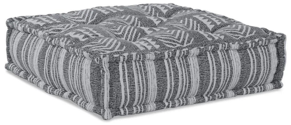 Moduláris Puff Szürke 70x70x36 Szövet