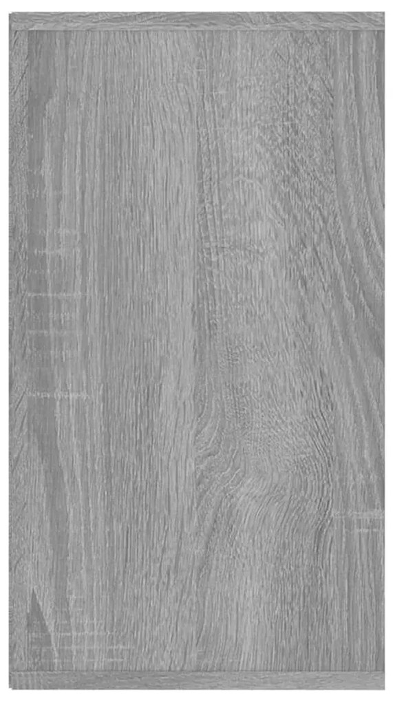 szürke sonoma színű cipőtároló pad 103 x 30 x 54,5 cm